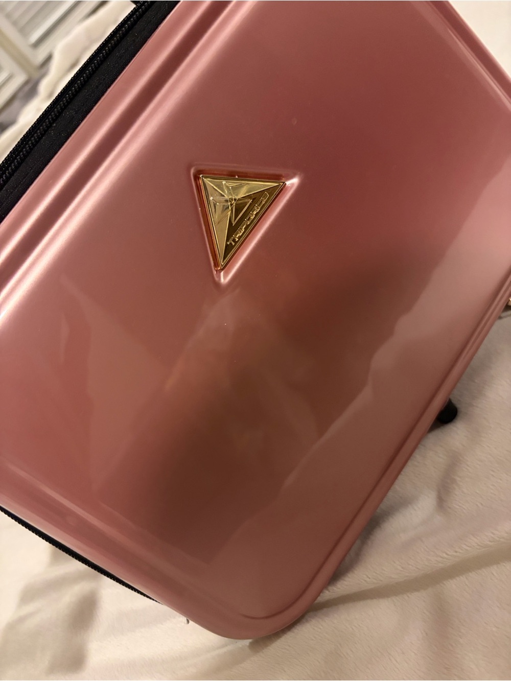 Triforce Pink Hard-Shell Cosmetic Case